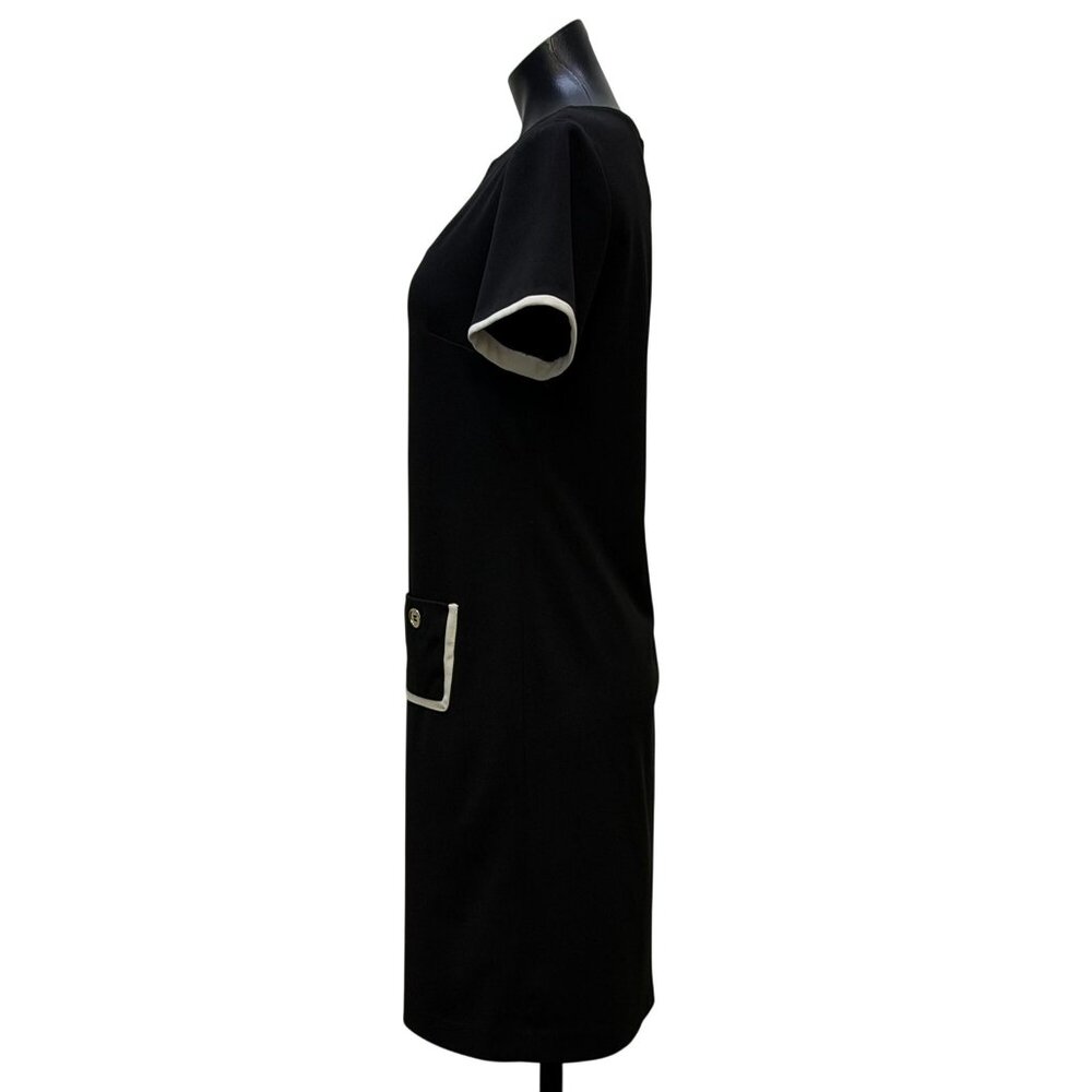 Tommy Hilfiger Black & White Knit Dress L - Picture 4 of 9